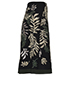 Louis Vuitton Applique Leaves Skirt, side view