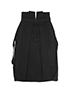 Louis Vuitton Ruched High Waisted SKirt, back view