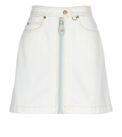 Louis Vuitton Zipped Mini Skirt, front view