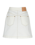 Louis Vuitton Zipped Mini Skirt, back view