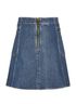 Louis Vuitton Denim Skirt, back view
