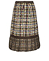Louis Vuitton Woven A line Skirt, back view