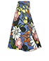 Marni Floral Midi Skirt, side view