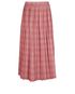 Marni Check Pleated Midi Skirt, front view