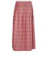 Marni Check Pleated Midi Skirt, back view