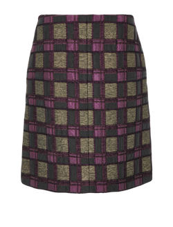 Marni Metallic Skirt, Purple/Gold, Wool, UK 12, 2*