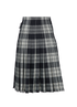 Marni Check Pleated Skirt, back view