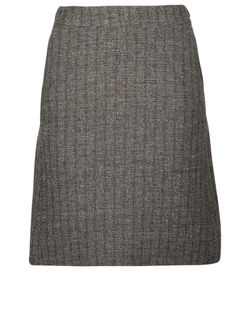 Marni Wool Blend Mini Skirt, wool/silk, grey, 6