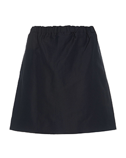 Marni Drawstring A Line Skirt, Linen/Polyester, Navy, 12, 2*
