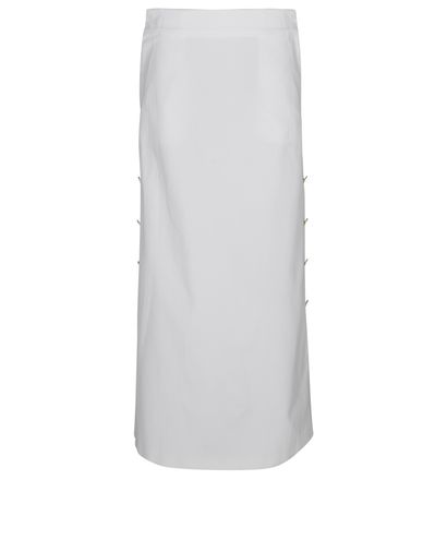 Max Mara Side Buttons Maxi Skirt, front view
