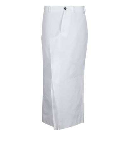 Max Mara Denim Split Maxi Skirt, front view