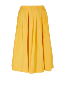 Max Mara Skirt, Cotton, Yellow, UK 6, 3*