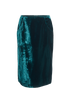Alexander McQueen Vintage Velvet Skirt, front view