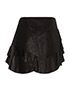 Alexander McQueen Ruffled Mini Skirt, back view