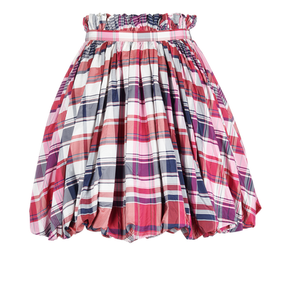 Alexander McQueen Check Skirt - Size UK8, front view