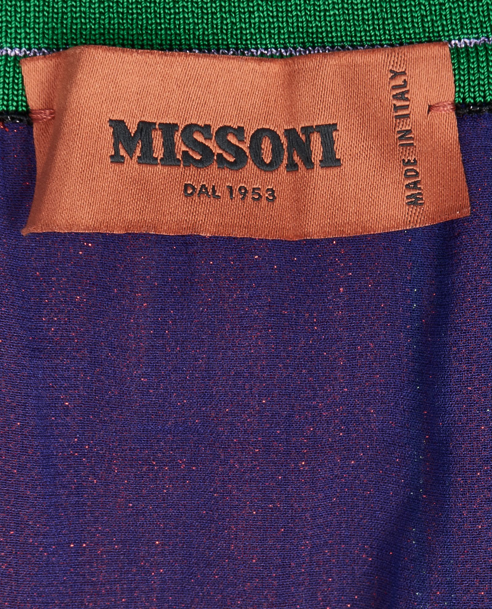 スカート vintage made in ITALY MISSONI skirt dx Vintage Missoni Lamé Knit Top and Skirt Set – Recess