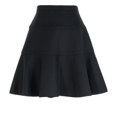 Miu Miu Skater Skirt, &pound;150, Clothing, Black, Wool, Front view