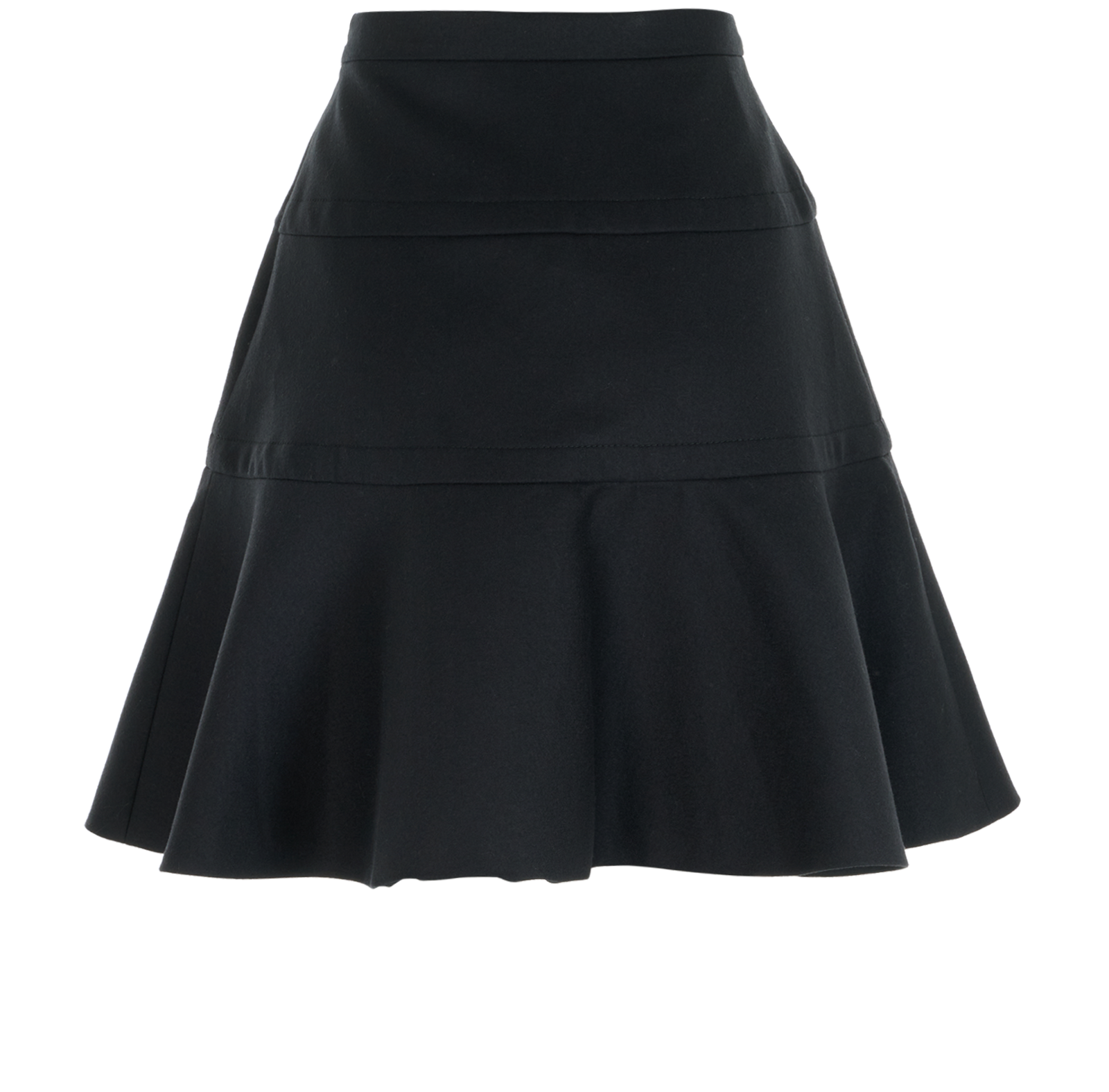 Miu Miu Skater Skirt, &pound;150, Clothing, Black, Wool, Back view