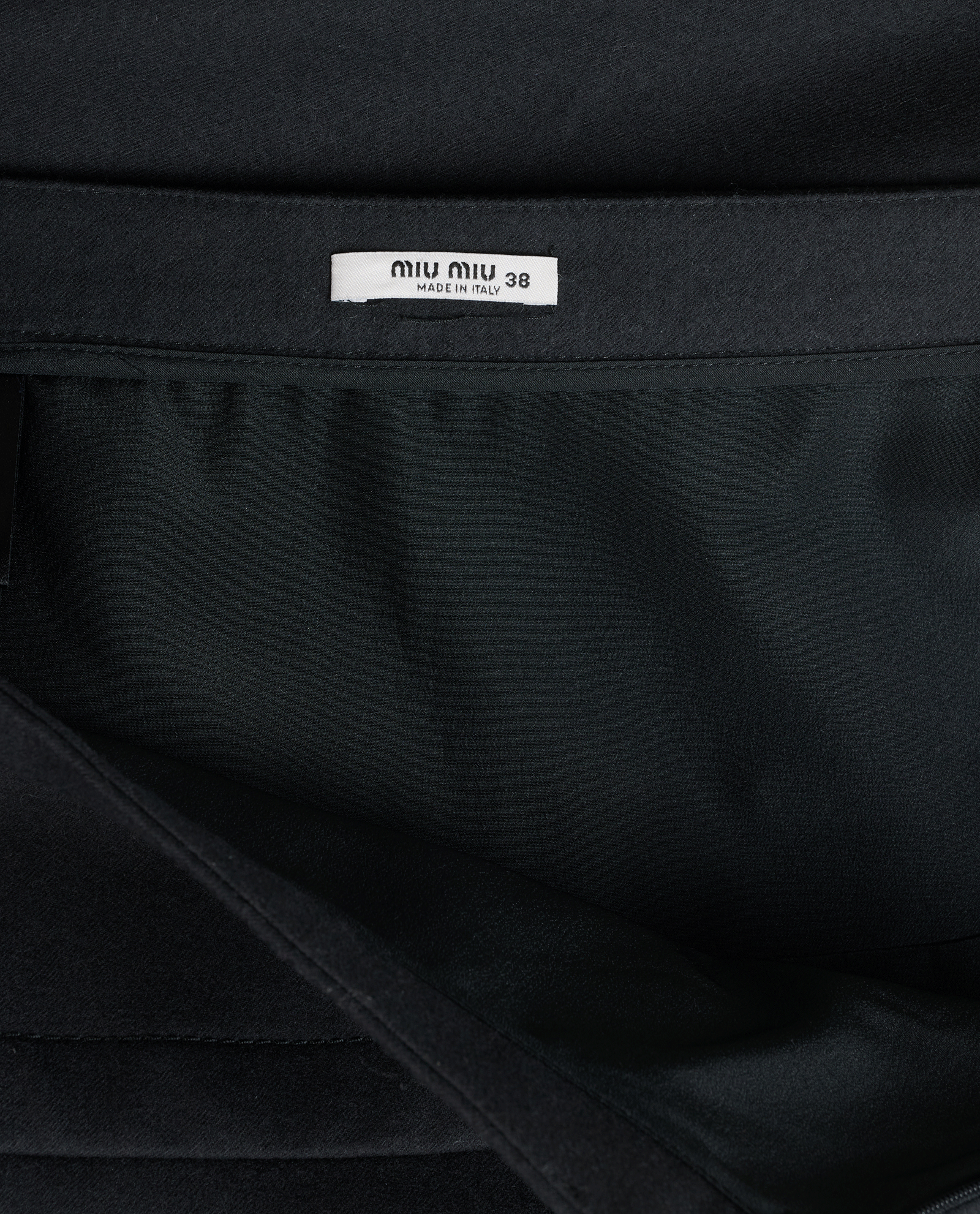 Miu Miu Skater Skirt, &pound;150, Clothing, Black, Wool, Other view