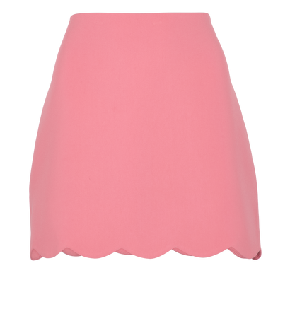 Miu Miu Scalloped Mini Skirt, front view