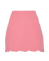 Miu Miu Scalloped Mini Skirt, front view