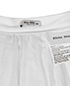 Miu Miu Overlay Embroidered Midi Skirt, &pound;250, Clothing, Cream/White, Cotton, Other view
