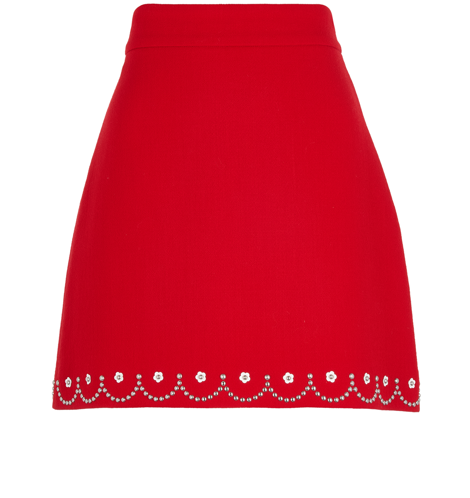 Miu Miu Embellished Hem Skirt, Skirts - Designer Exchange