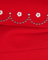 Miu Miu Embellished Hem Skirt, £230, Clothing, Red, Wool, Other view