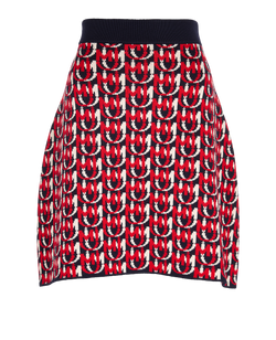 Miu Miu Logo Knitted Skirt - Size Womens 10