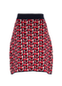 Miu Miu Logo Knitted Skirt, back view