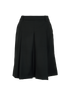 Miu Miu Pleated Skirt, &pound;230, Clothing, Navy, Wool, Front view