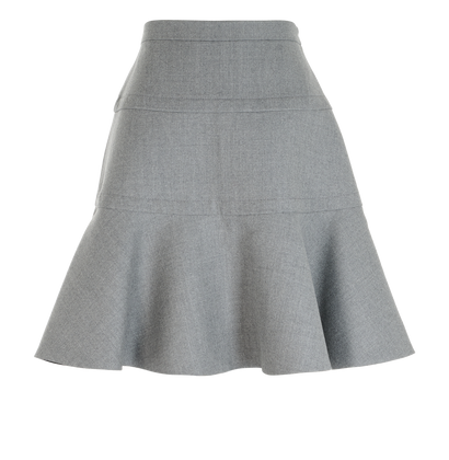 Miu Miu Skater Skirt, &pound;150, Clothing, Grey, Wool, Front view