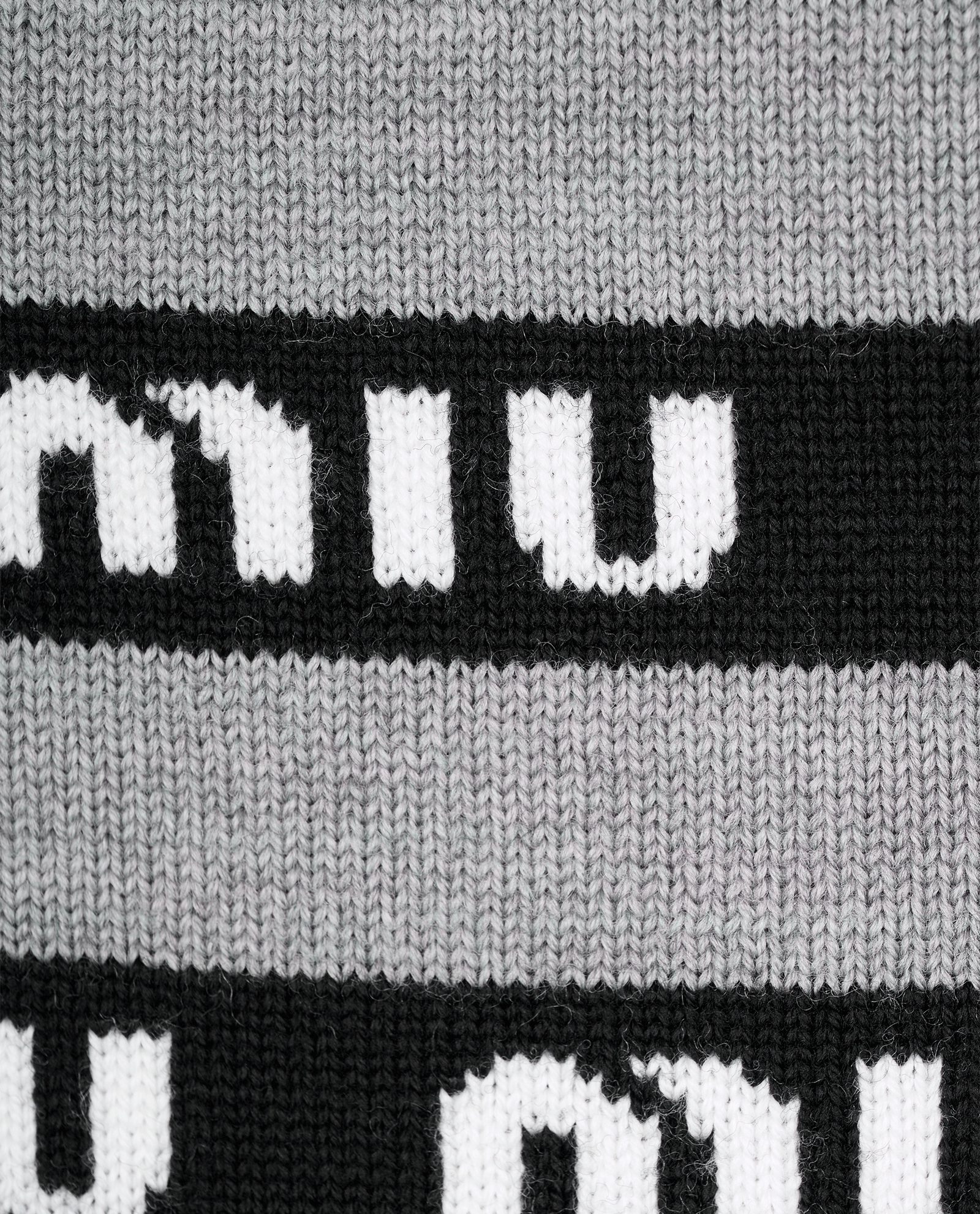 Miu Miu Logo Knitted Mini Skirt, &pound;375, Clothing, Black/Grey, Wool, Other view