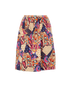 Miu Miu Distressed Paisley Skirt, back view