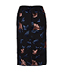 Marc Jacobs Foil Print Skirt, back view