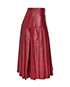 Oscar De La Renta Pleated Skirt, side view