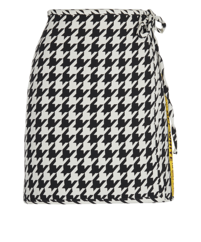 Off - White Houndstooth Mini Skirt, front view