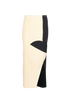 Off White Pencil Skirt, front view