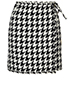Off-White High waisted Houndstooth Mini Skirt, front view