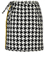 Off-White High waisted Houndstooth Mini Skirt, back view