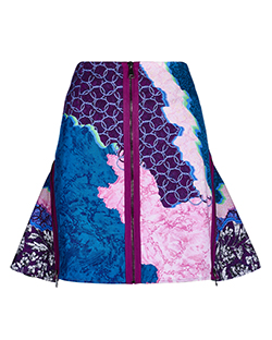 Peter Pilotto Mini Skirt, Cotton, Multi, UK 10