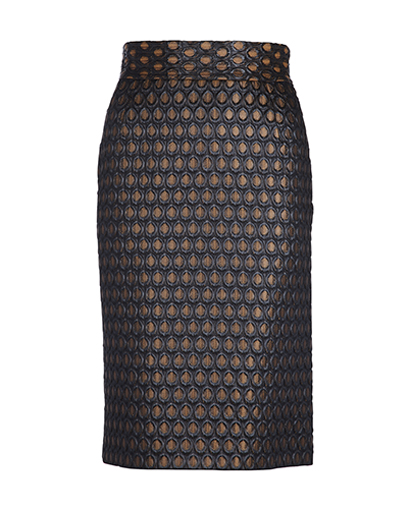 Prada Textured Pencil Skirt, front view