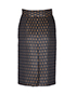 Prada Textured Pencil Skirt, back view