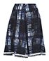 Prada Plaid Printed Skirt, back view