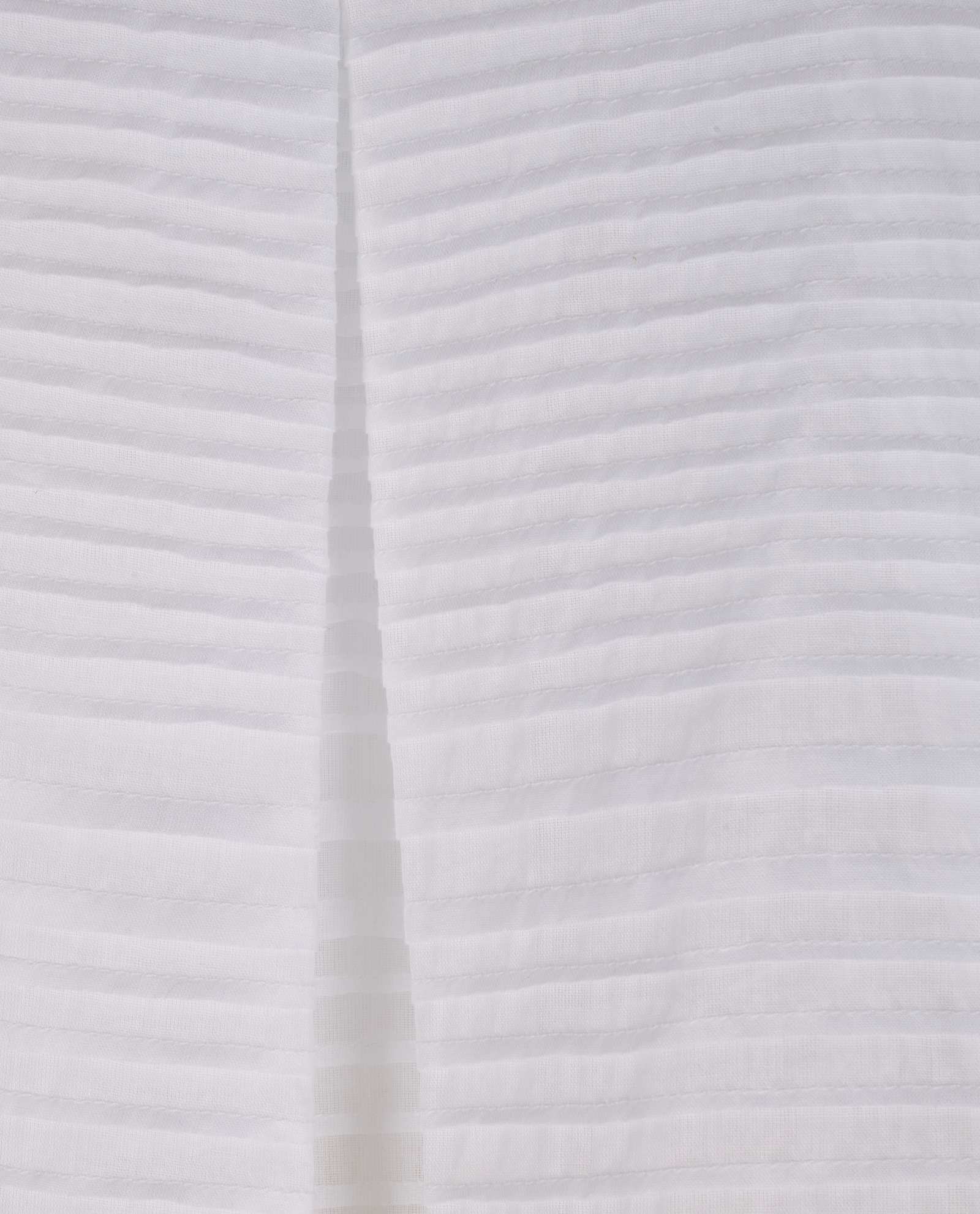 Prada Pleated Stripe Skirt, &pound;110, Clothing, White, Cotton, Other view