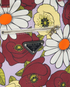 Prada Floral Print Skirt, £250, Clothing, Burgundy/Purple/Yellow, Cotton, Other view