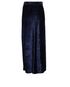 Prada Chevron-Devore Velvet Midi Skirt, back view