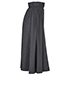 Prada Belted Checked Midi Skirt, side view