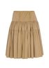 Prada Gathered Knee Length Skirt, back view