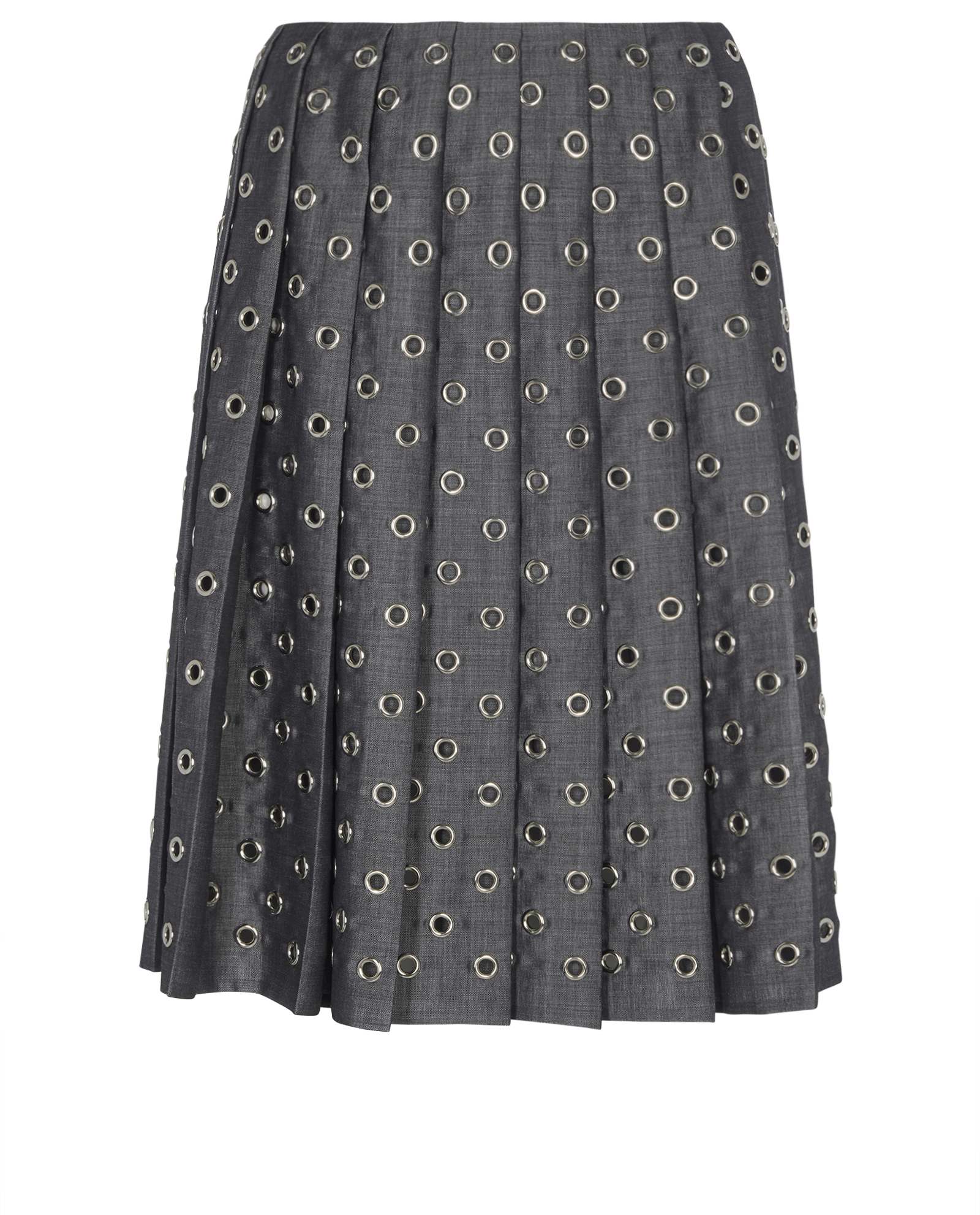 Prada Eyelet Pleated Skirt, Skirts - Designer Exchange | Buy